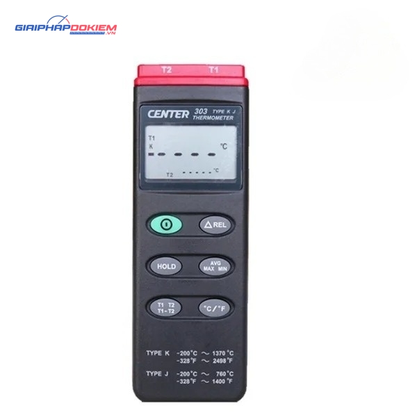Máy đo nhiệt độ 2 kênh CENTER 303 9 CENTER 303