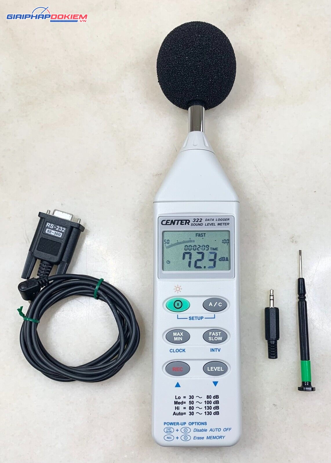 Máy đo độ ồn Center 322 10 Máy đo độ ồn Center 322