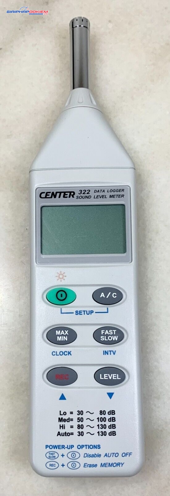 Máy đo độ ồn Center 322 9 Máy đo độ ồn Center 322
