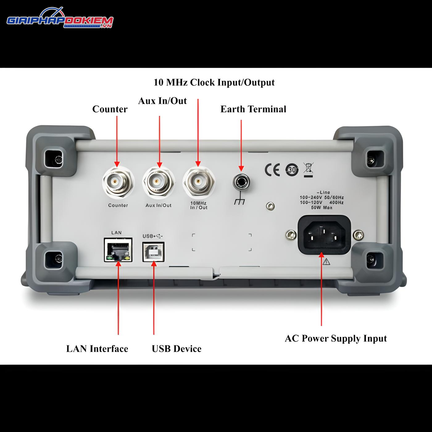 Máy phát xung, hàm Siglent SDG1062X, 60MHz, 2 CH 9 Máy phát xung, hàm Siglent SDG1062X, 60MHz, 2 CH