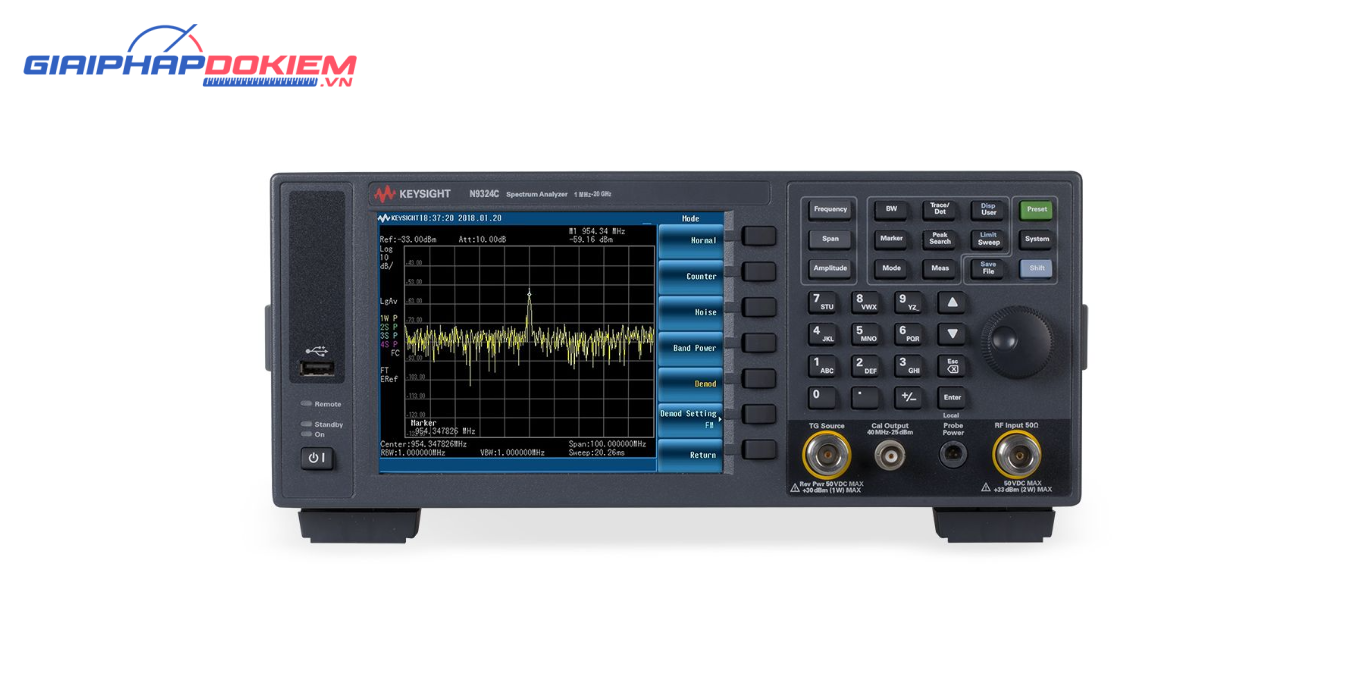 Máy phân tích phổ KEYSIGHT N9324C 8 Máy phân tích phổ KEYSIGHT N9324C