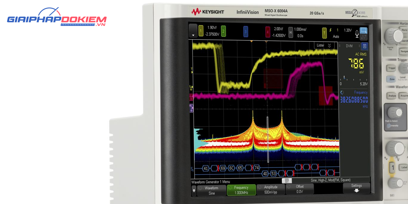 Máy hiện sóng số KEYSIGHT MSOX6004A 6 Máy hiện sóng số KEYSIGHT MSOX6004A