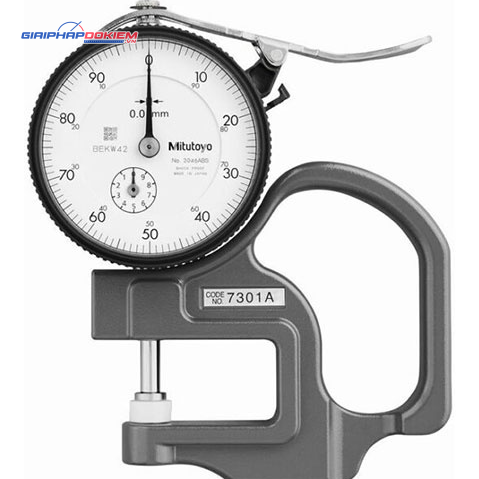Đồng hồ đo độ dày Mitutoyo 7301A 0-10mmx0.01 15 Đồng hồ đo độ dày Mitutoyo 7301A