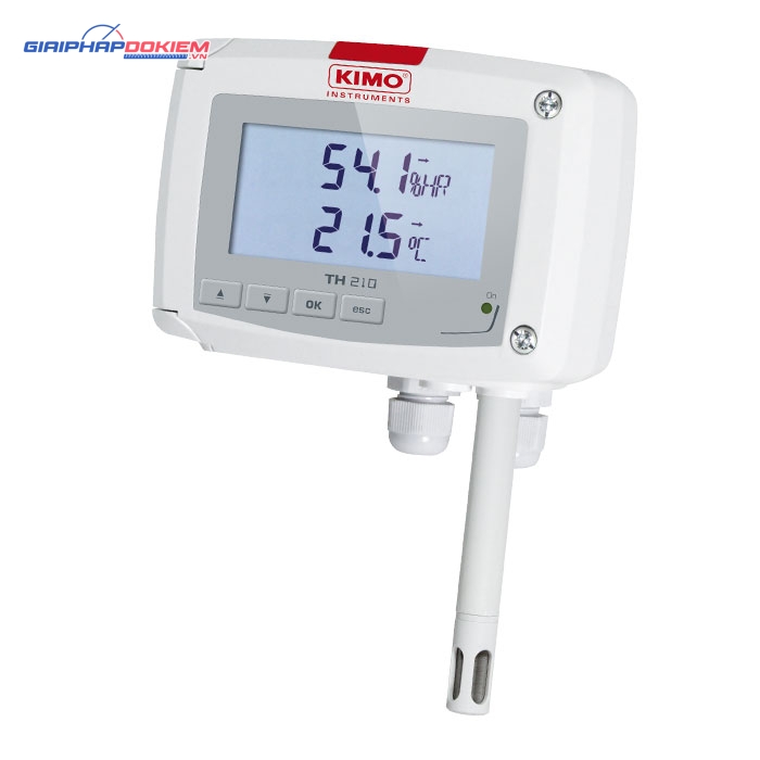 Máy đo nhiệt độ độ ẩm KIMO TH210 7 Máy đo nhiệt độ độ ẩm KIMO TH210