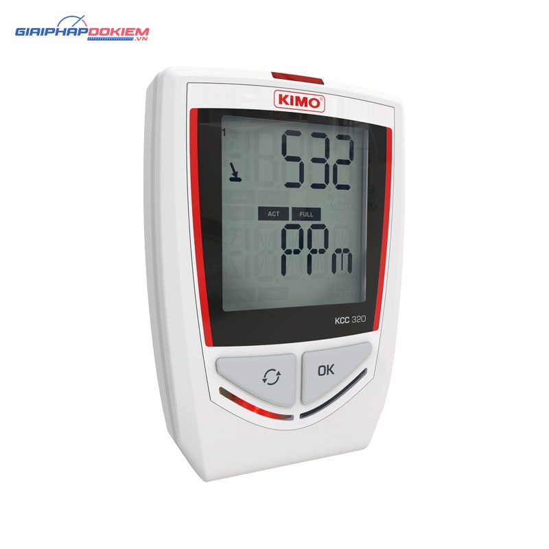Thiết bị ghi nhiệt độ, độ ẩm, áp suất khí quyển, khí CO2 KIMO KCC320 6 Thiết bị ghi nhiệt độ, độ ẩm, áp suất khí quyển, khí CO2 KIMO KCC320