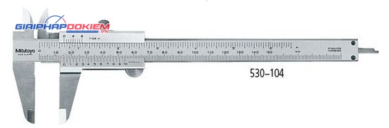 Thước cặp cơ khí Mitutoyo 530-104 0-150mm/6" x 0.05 15 Thước cặp cơ khí Mitutoyo 530-104 0-150mm/6" x 0.05