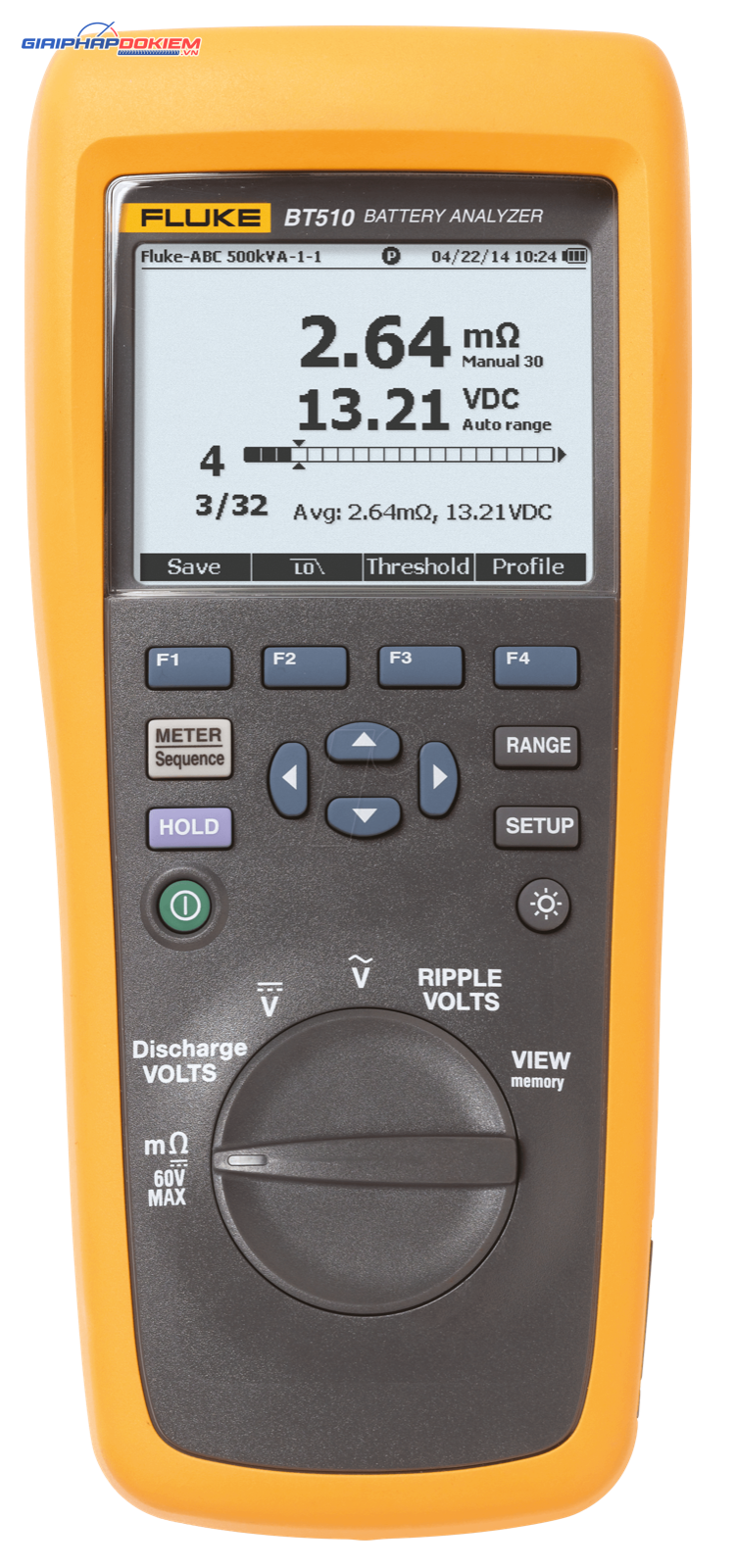 Thiết bị phân tích ắc quy Fluke BT510 16 Thiết bị phân tích ắc quy Fluke BT510