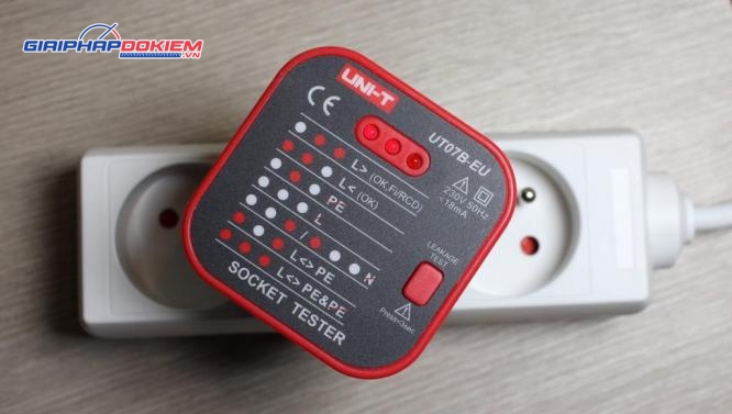 Thiết bị kiểm tra ổ cắm UNI-T UT07B-EU 10 Thiết bị kiểm tra ổ cắm UNI-T UT07B-EU