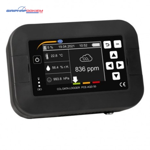 Máy đo chất lượng không khí PCE PCE-AQD 50-ICA bao gồm chứng chỉ hiệu chuẩn ISO 21 Máy đo chất lượng không khí PCE PCE-AQD 50-ICA bao gồm chứng chỉ hiệu chuẩn ISO