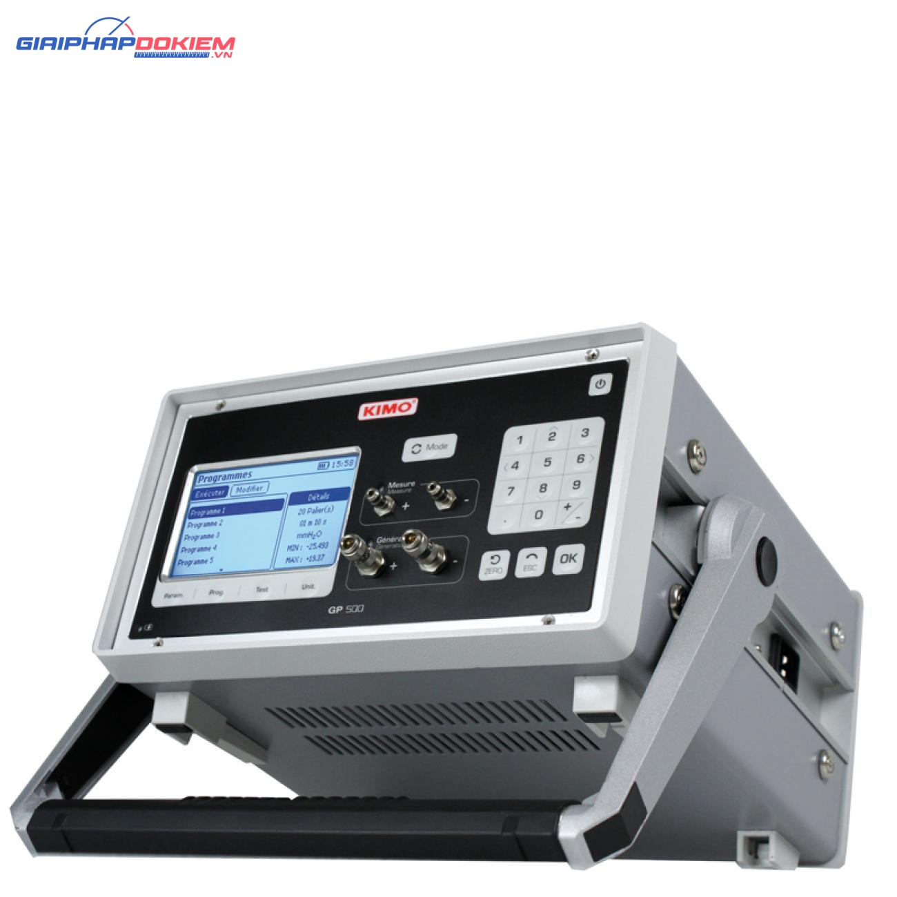 Thiết bị hiệu chuẩn áp suất KIMO GP500-2 (-10000 ... +10000 Pa) 6 Thiết bị hiệu chuẩn áp suất KIMO GP500-2 (-10000 ... +10000 Pa)