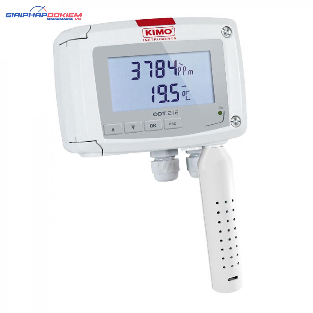 Máy đo khí CO2 và nhiệt độ KIMO COT212 8 Máy đo khí CO2 và nhiệt độ KIMO COT212