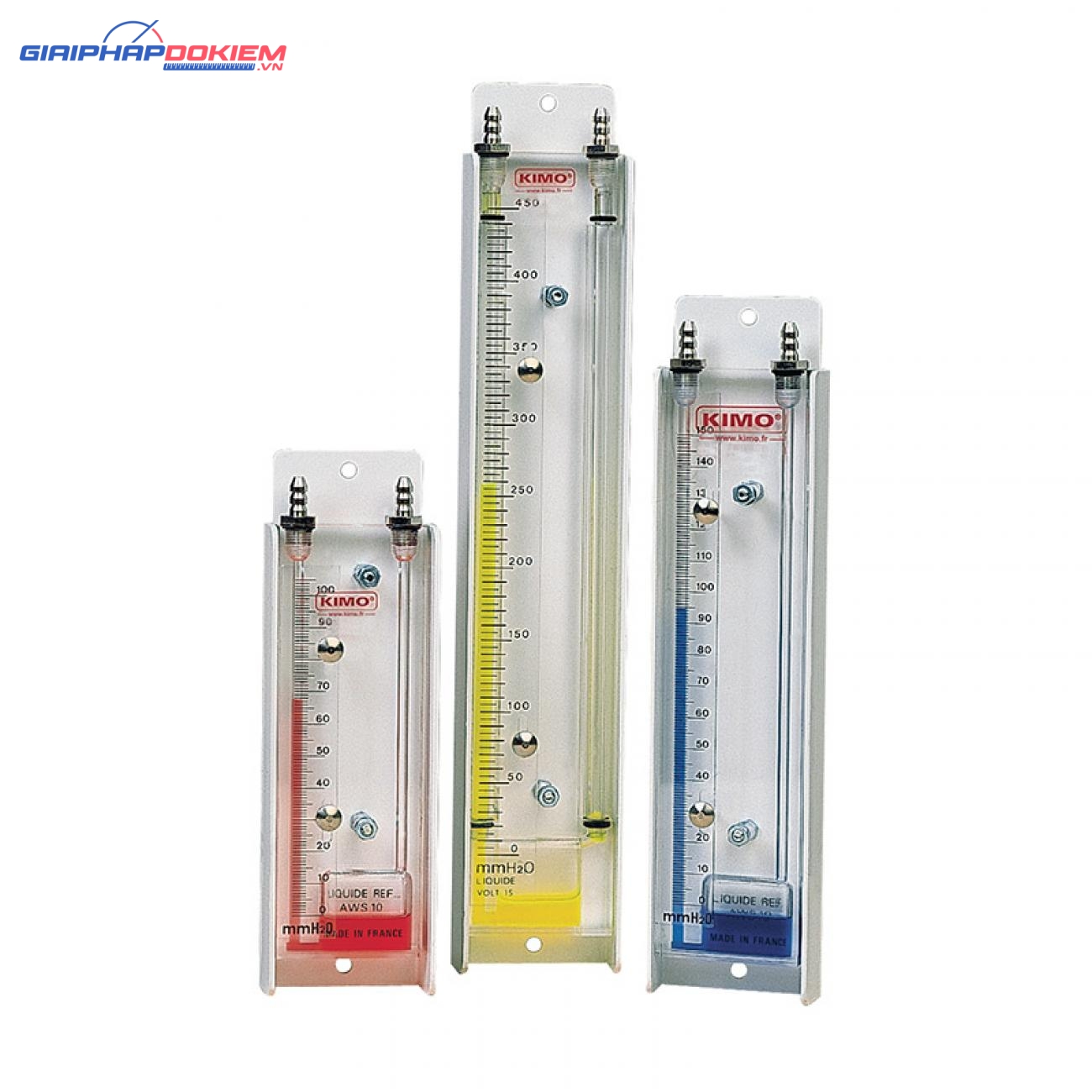 Áp kế chất lỏng dạng đứng KIMO TJ 1000 9 Áp kế chất lỏng dạng đứng KIMO TJ 1000
