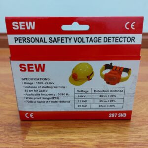 Thiết bị dò điện cao áp, đeo tay, đội đầu, cầu vai áo SEW 287SVD(110V - 22.8KVAC) 20 Thiết bị dò điện cao áp, đeo tay, đội đầu, cầu vai áo SEW 287SVD(110V - 22.8KVAC)
