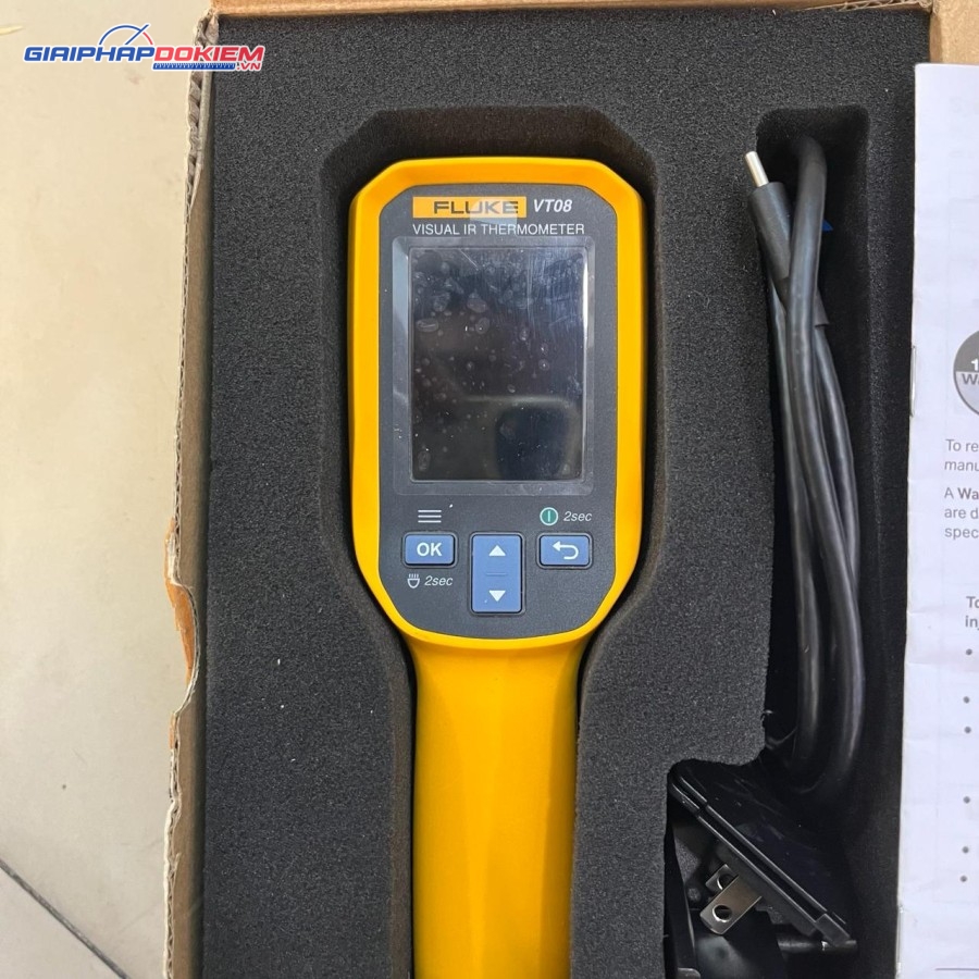 Máy đo nhiệt độ hồng ngoại Fluke VT08 12 Máy đo nhiệt độ hồng ngoại Fluke VT08