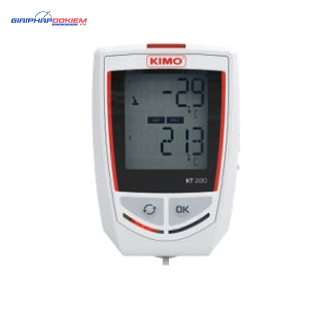 Thiết bị ghi nhiệt độ, độ ẩm, dòng điện, điện áp, áp suất nước KIMO KT220 6 Thiết bị ghi nhiệt độ, độ ẩm, dòng điện, điện áp, áp suất nước KIMO KT220