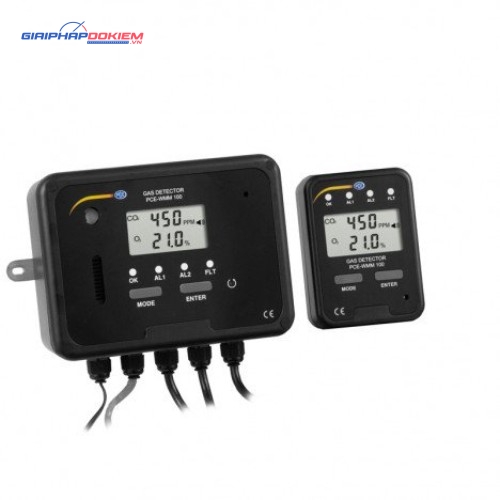 Máy đo chất lượng không khí Carbon Dioxide PCE PCE-WMM 100-ICA có chứng nhận hiệu chuẩn ISO 19 PCE PCE-WMM 100-ICA