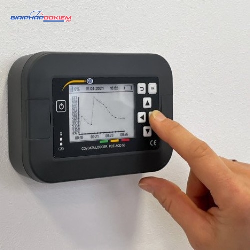 Máy đo chất lượng không khí PCE PCE-AQD 50-ICA bao gồm chứng chỉ hiệu chuẩn ISO 20 Máy đo chất lượng không khí PCE PCE-AQD 50-ICA bao gồm chứng chỉ hiệu chuẩn ISO
