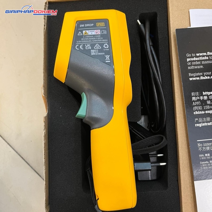 Máy đo nhiệt độ hồng ngoại Fluke VT08 17 Máy đo nhiệt độ hồng ngoại Fluke VT08