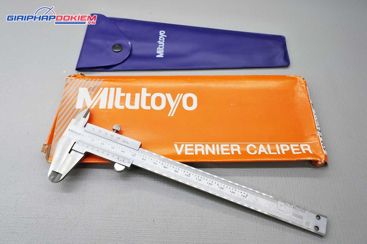 Thước cặp cơ khí Mitutoyo 530-312 0-6"/ 0-150mm/0.02mm 15 Thước cặp cơ khí Mitutoyo 530-312 0-6"/ 0-150mm/0.02mm