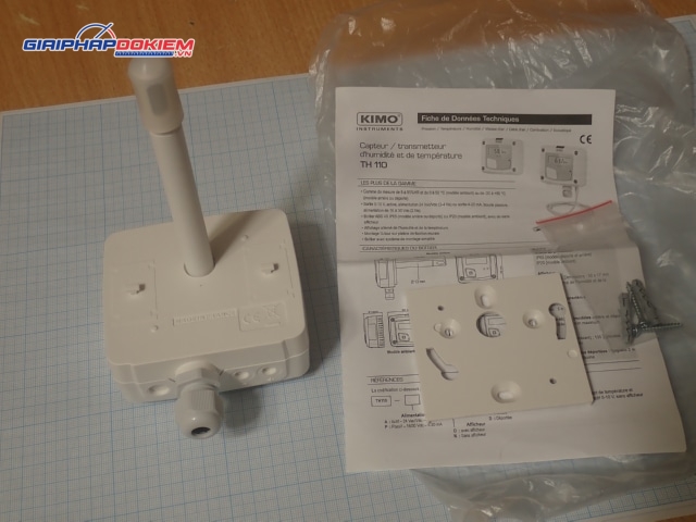 Máy đo nhiệt độ độ ẩm KIMO TH110 16 Máy đo nhiệt độ độ ẩm KIMO TH110