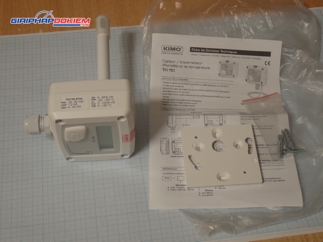 Máy đo nhiệt độ độ ẩm KIMO TH110 12 Máy đo nhiệt độ độ ẩm KIMO TH110