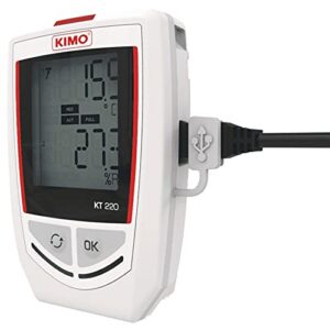 Thiết bị ghi nhiệt độ, độ ẩm, dòng điện, điện áp, áp suất nước KIMO KT220