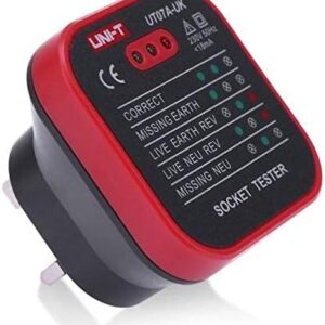 Thiết bị kiểm tra ổ cắm UNI-T UT07A-UK 15 Thiết bị kiểm tra ổ cắm UNI-T UT07A-UK