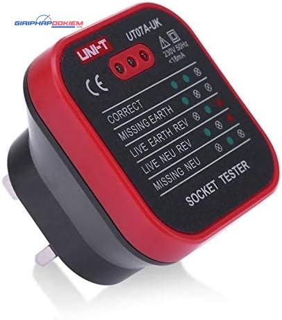 Thiết bị kiểm tra ổ cắm UNI-T UT07A-UK 9 Thiết bị kiểm tra ổ cắm UNI-T UT07A-UK