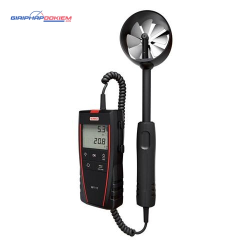 Máy đo tốc độ gió, lưu lượng gió cánh quạt KIMO LV117 6 Máy đo tốc độ gió, lưu lượng gió cánh quạt KIMO LV117