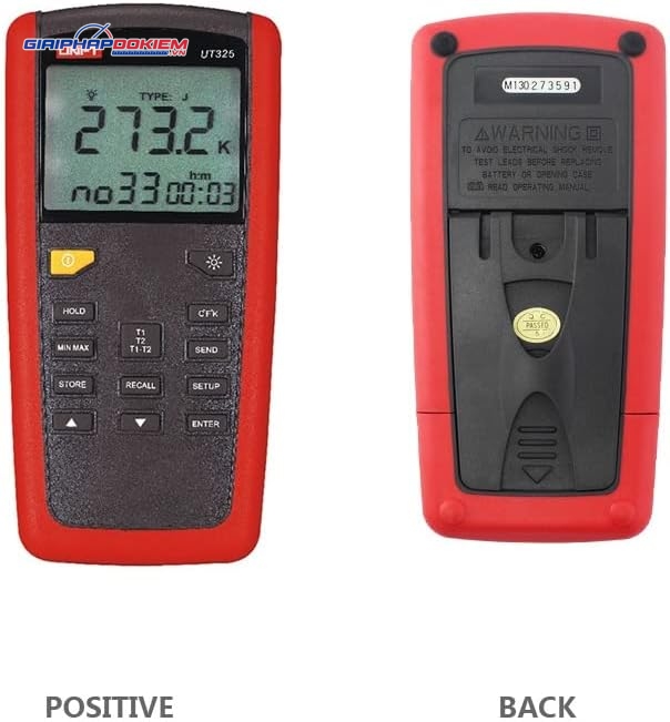 Thiết bị đo nhiệt độ tiếp xúc 2 kênh UNI-T UT325 15 Thiết bị đo nhiệt độ tiếp xúc 2 kênh UNI-T UT325