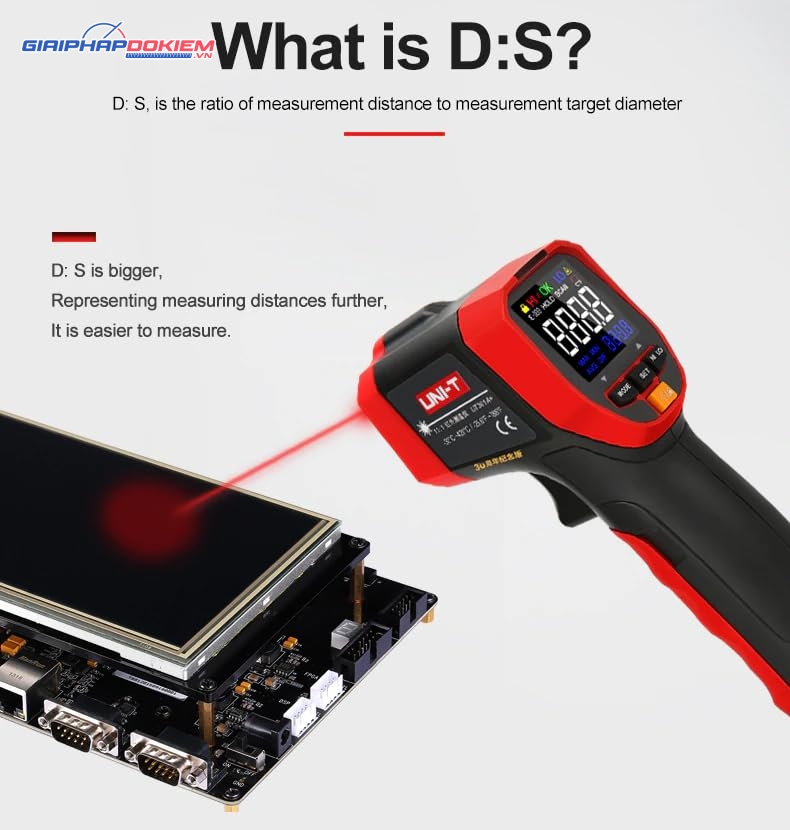 Thiết bị đo nhiệt độ hồng ngoại UNI-T UT301D+ 12 Thiết bị đo nhiệt độ hồng ngoại UNI-T UT301D+