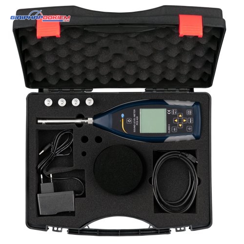 Máy đo độ ồn SPL ngoài trời PCE PCE-430-EKIT-ICA bao gồm Chứng nhận hiệu chuẩn ISO 38 Máy đo độ ồn SPL ngoài trời PCE PCE-430-EKIT-ICA bao gồm Chứng nhận hiệu chuẩn ISO