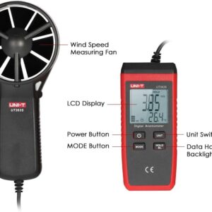 Thiết bị Đo Tốc Độ Gió Uni-T UT363S 28 Thiết bị Đo Tốc Độ Gió Uni-T UT363S