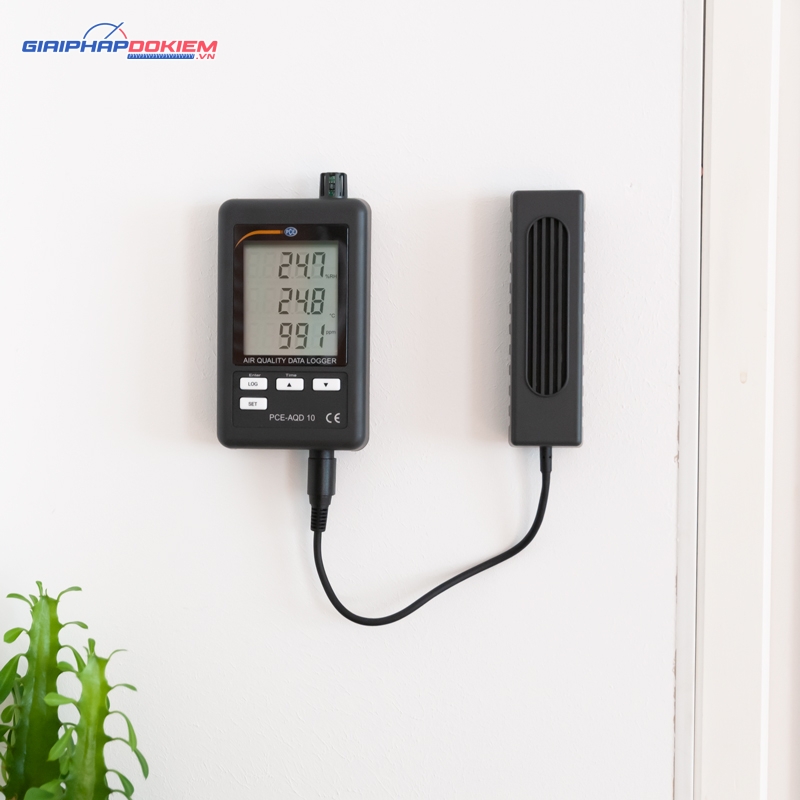 Máy đo chất lượng không khí PCE PCE-AQD 10-ICA bao gồm Giấy chứng nhận hiệu chuẩn ISO 11 Máy đo chất lượng không khí PCE PCE-AQD 10-ICA bao gồm Giấy chứng nhận hiệu chuẩn ISO