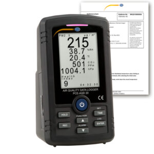 Máy đo chất lượng không khí PCE PCE-AQD 20-ICA bao gồm Chứng nhận hiệu chuẩn ISO