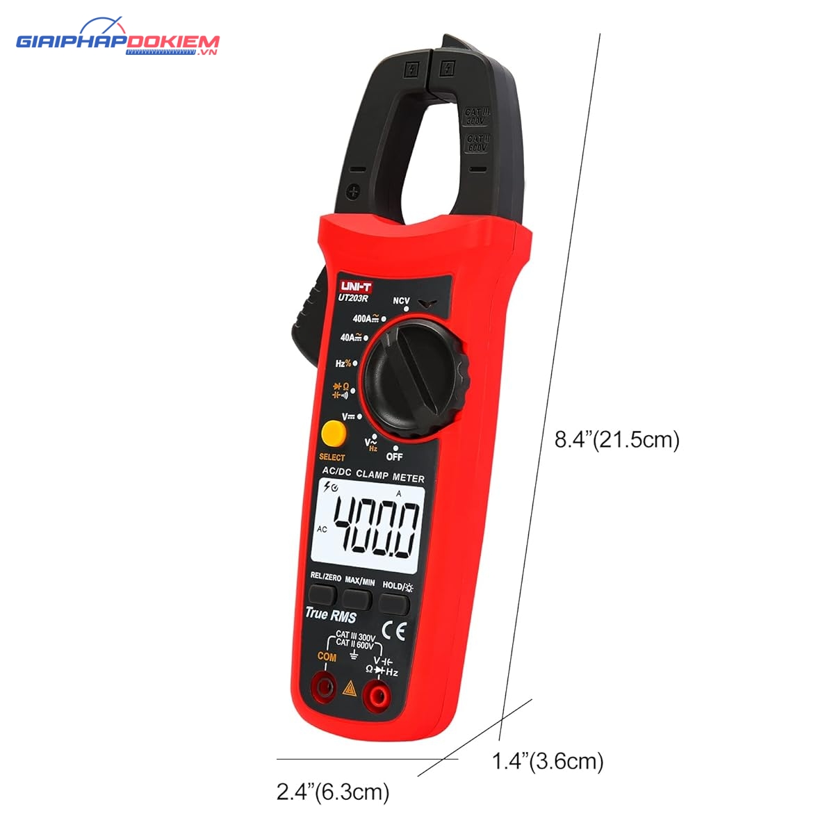 Ampe kìm AC/DC UNI-T UT203R 5 Ampe kìm AC/DC UNI-T UT203R