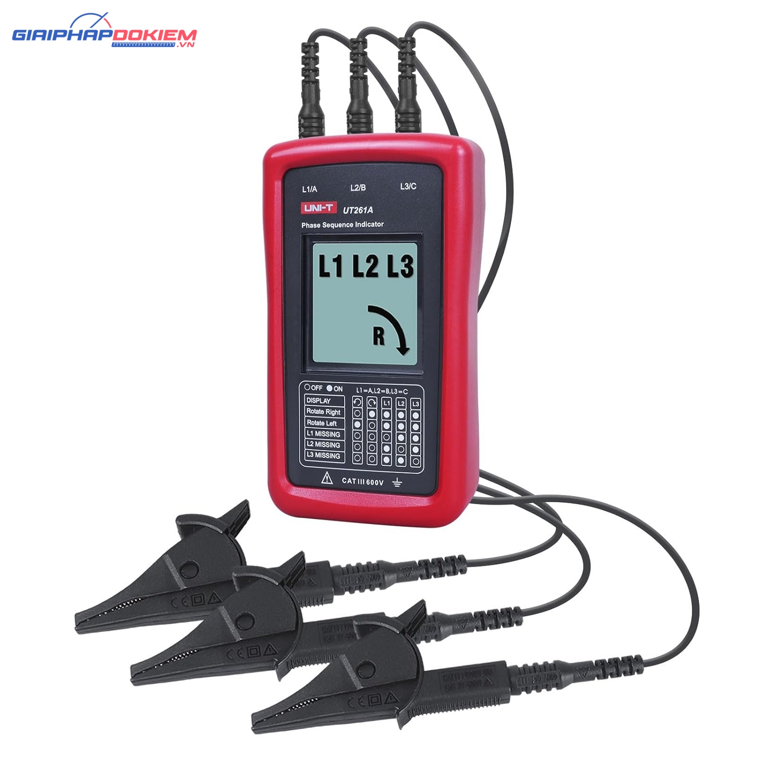 Đồng hồ chỉ thị pha UNI-T UT261A 18 Đồng hồ chỉ thị pha UNI-T UT261A