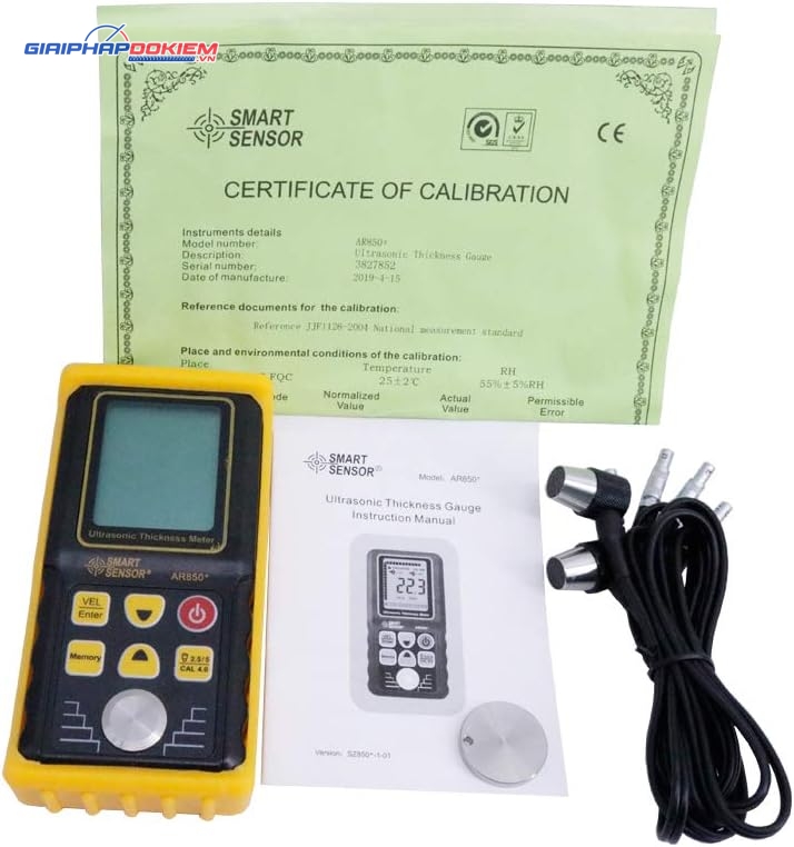 Máy đo độ dày kim loại bằng siêu âm SmartSensor AR850+ 14 Máy đo độ dày kim loại bằng siêu âm SmartSensor AR850+