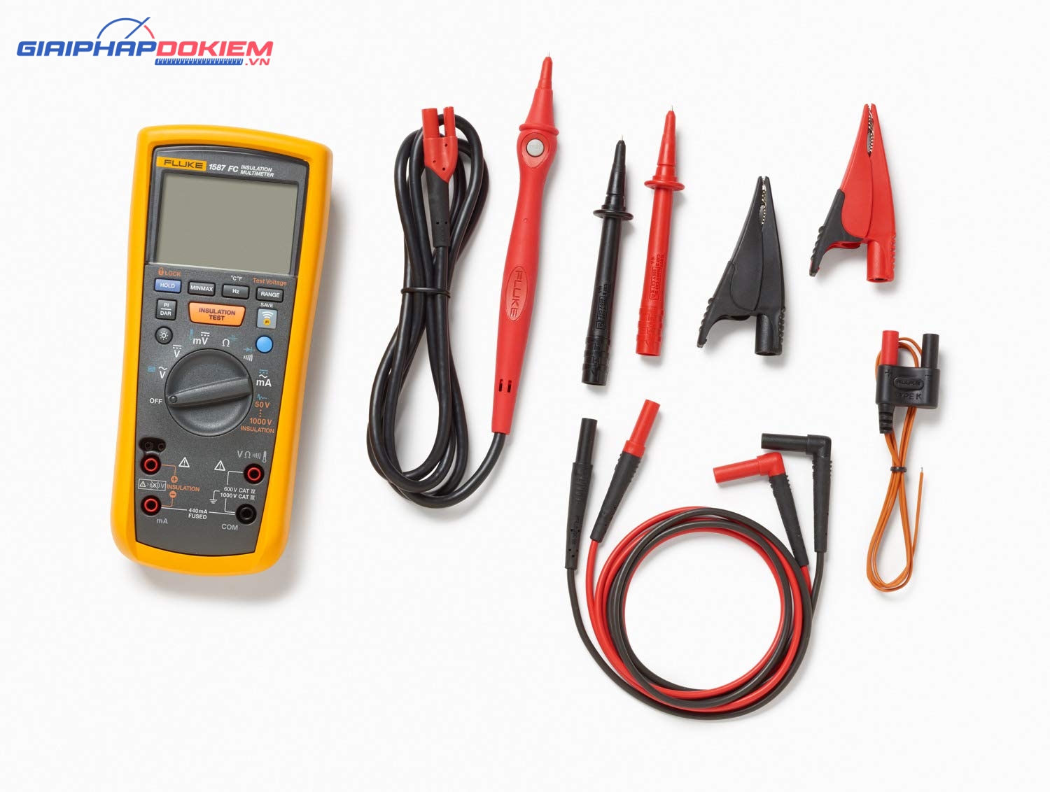 Thiết bị đo vạn năng, điện trở cách điện Fluke 1587 FC 24 Thiết bị đo vạn năng, điện trở cách điện Fluke 1587 FC