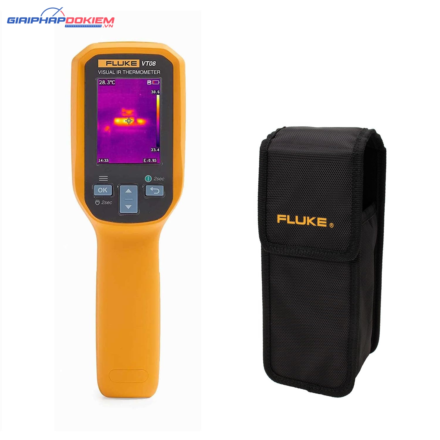 Máy đo nhiệt độ hồng ngoại Fluke VT08 15 Máy đo nhiệt độ hồng ngoại Fluke VT08