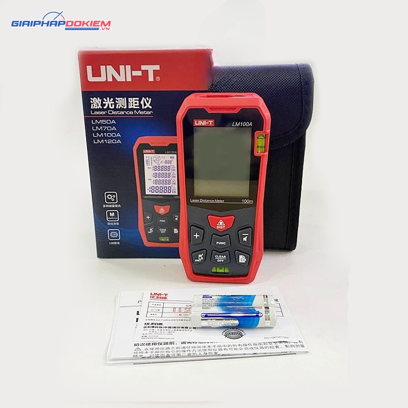 Thiết bị đo khoảng cách UNI-T LM100A 11 Thiết bị đo khoảng cách UNI-T LM100A
