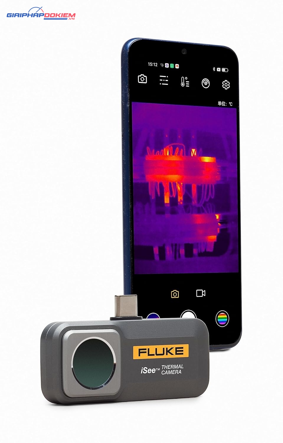 Camera nhiệt cho điện thoại thông minh Fluke iSee™ TC01A 12 Camera nhiệt cho điện thoại thông minh Fluke iSee™ TC01A