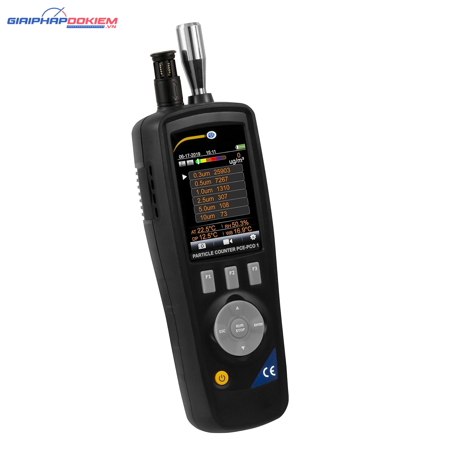 Máy đếm hạt chất lượng không khí PCE PCE-PCO 2 10 Máy đếm hạt chất lượng không khí PCE PCE-PCO 2