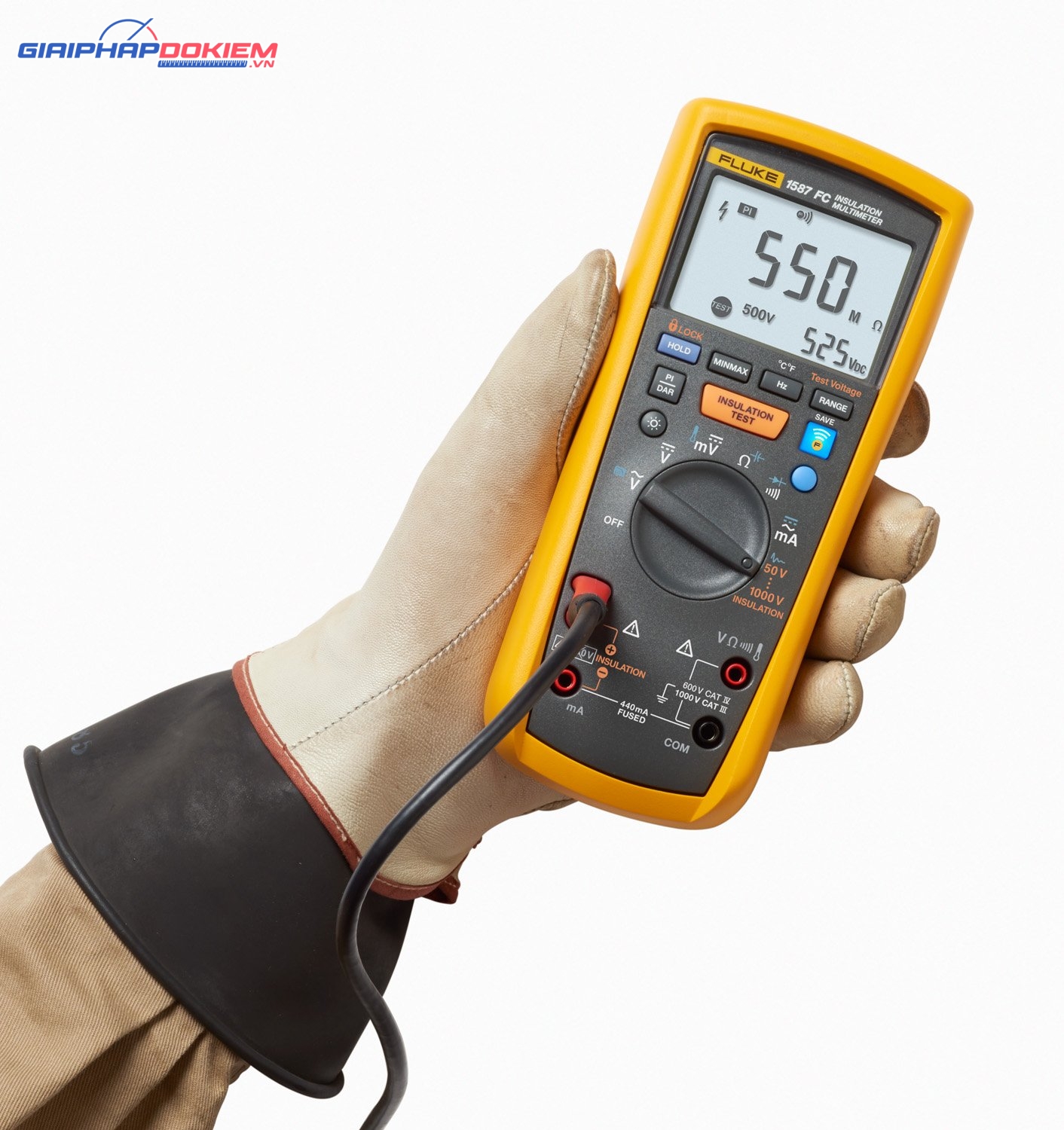 Thiết bị đo vạn năng, điện trở cách điện Fluke 1587 FC 21 Thiết bị đo vạn năng, điện trở cách điện Fluke 1587 FC