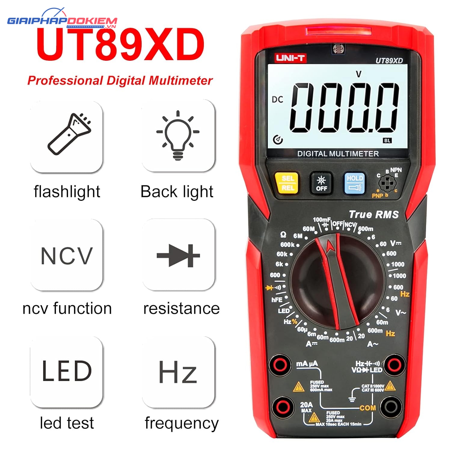 Đồng Hồ Đo Đa Năng Uni-T UT89XD 15 Đồng Hồ Đo Đa Năng Uni-T UT89XD