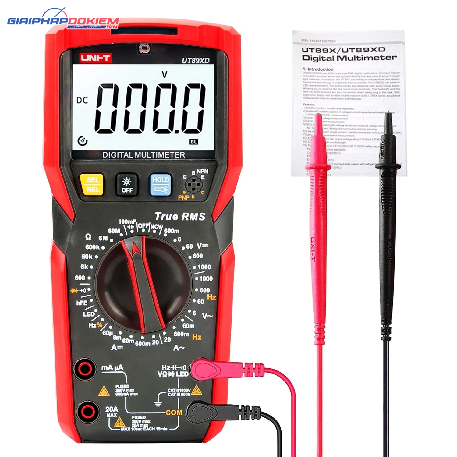 Đồng Hồ Đo Đa Năng Uni-T UT89XD 14 Đồng Hồ Đo Đa Năng Uni-T UT89XD