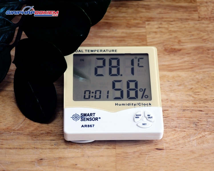 Đồng hồ đo độ ẩm nhiệt độ SMARTSENSOR AR867 10 Đồng hồ do độ ẩm nhiệt độ SMARTSENSOR AR867