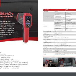 Thiết bị đo nhiệt độ hồng ngoại UNI-T UT305A+ 30 Thiết bị đo nhiệt độ hồng ngoại UNI-T UT305A+