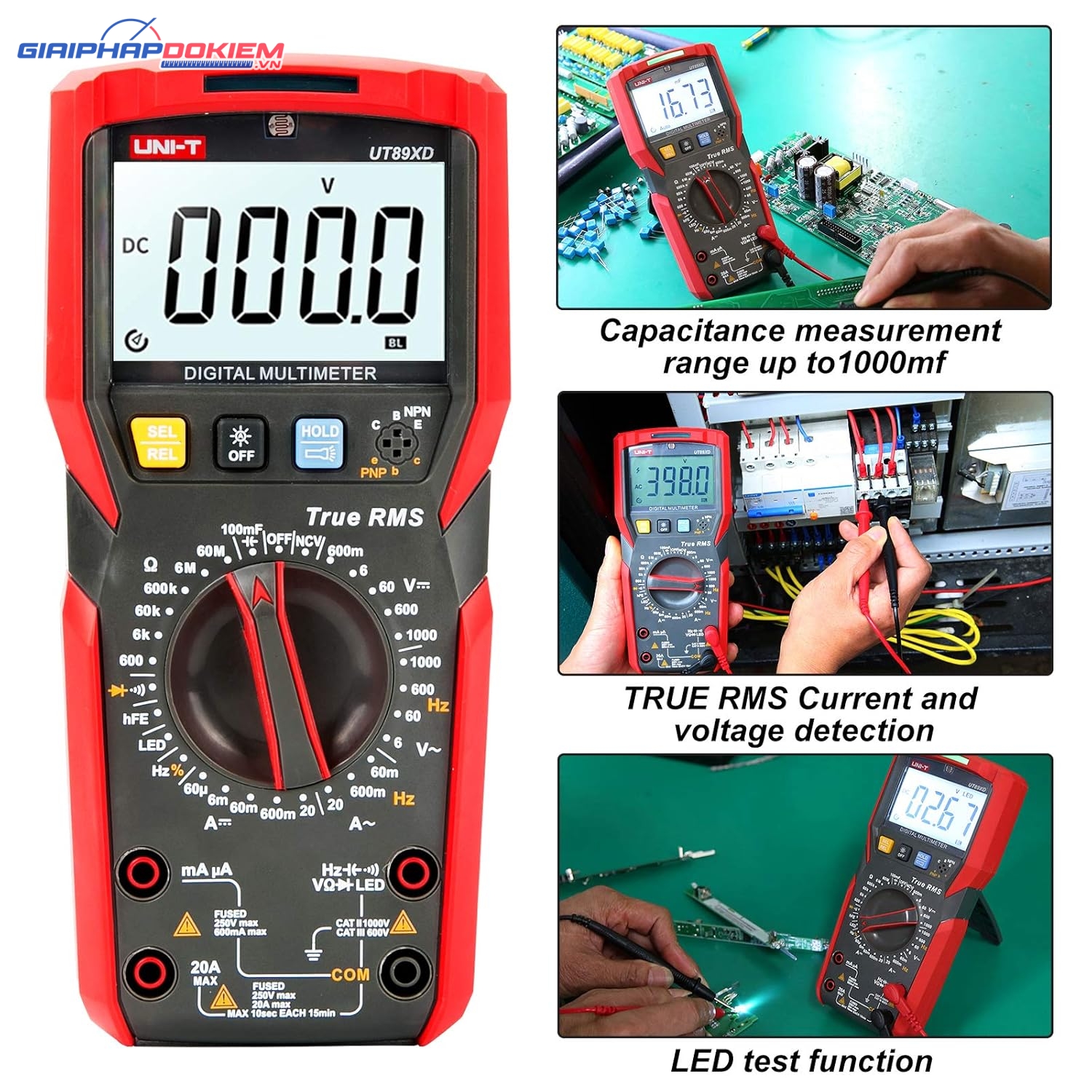 Đồng Hồ Đo Đa Năng Uni-T UT89XD 11 Đồng Hồ Đo Đa Năng Uni-T UT89XD