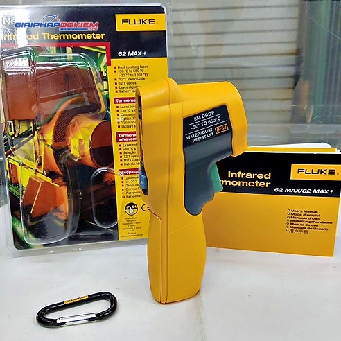 Máy đo nhiệt độ hồng ngoại Fluke 62 MAX+ 12 Máy đo nhiệt độ hồng ngoại Fluke 62 MAX+